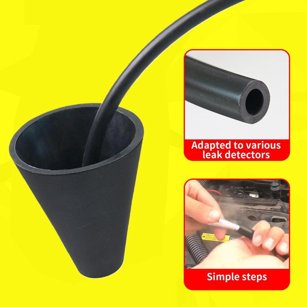 Automotive Smog Machine Cone Adapter Smog Machine Cap Adapter Leak Detectors For Mechanic Shop Automotive Technician Fleet