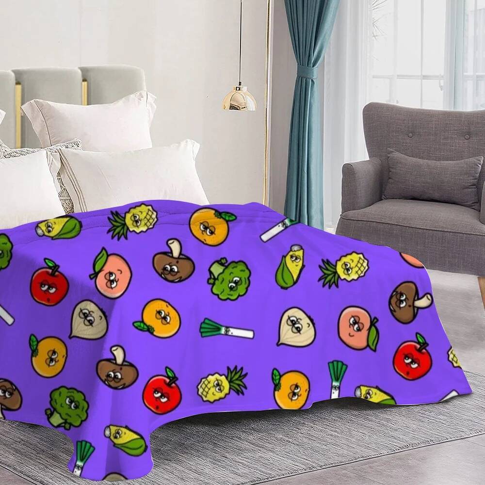 blankets Cartoon Cute Blanket Soft and Comfortable Children's Nap Blanket Portable Travel Flannel Blanket