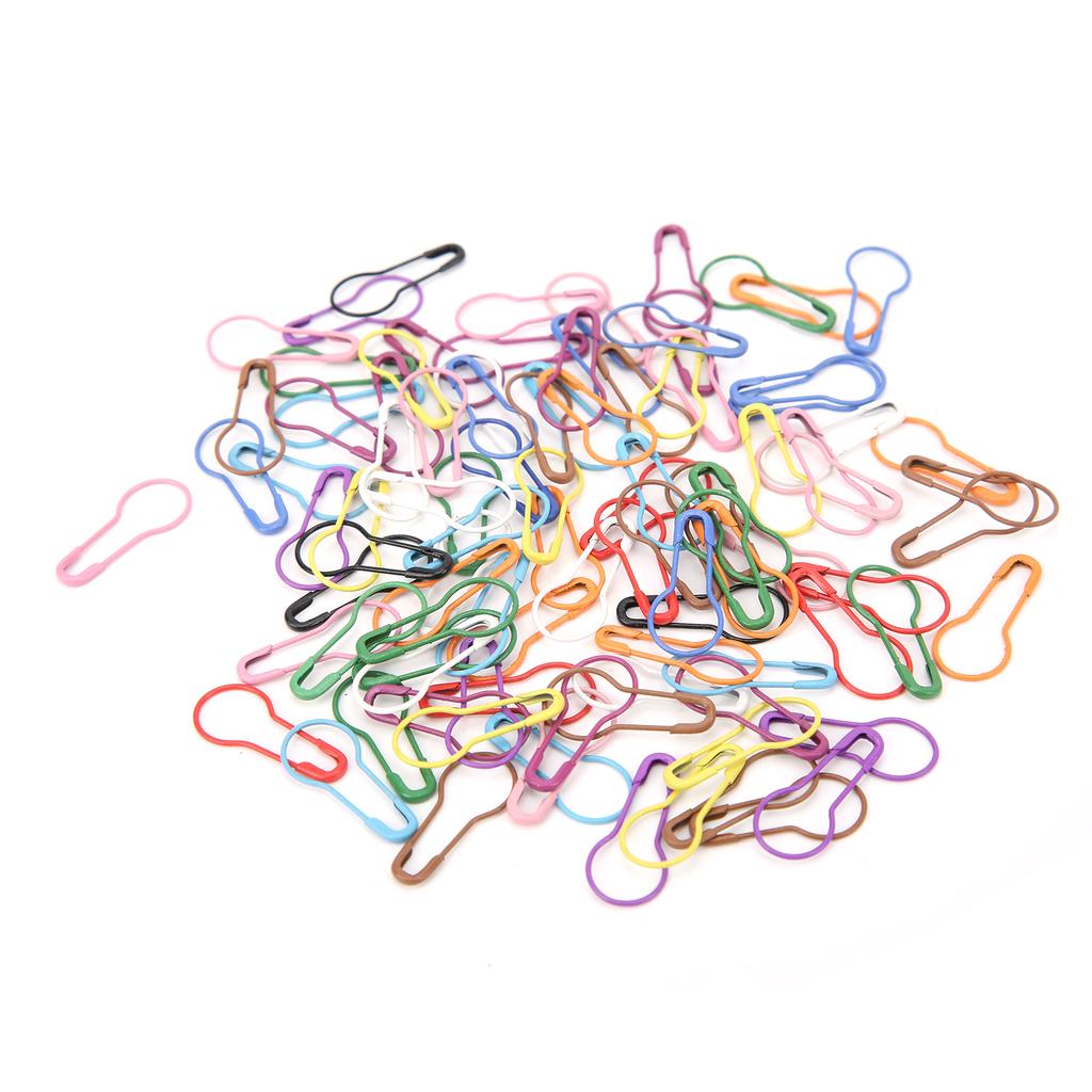 Safety Pins Household for Crafting Sewing Garment Fastening Finishing Quilts Jewelry Making100pcs Color Calabash Shape