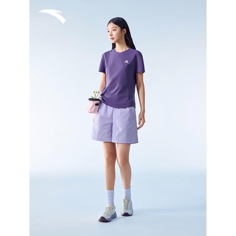 ANTA Women's Outdoor Quick-Dry Princess Seam Short Sleeve T-Shirt