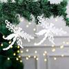 Fashion Plastic Christmas Crystal Pendants Sparkling DIY Crystal Hanging Hanging Home Decor