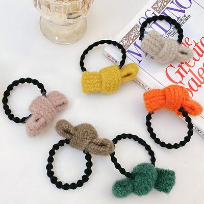 Knitted Candy Ribbon Hair Band 4p
