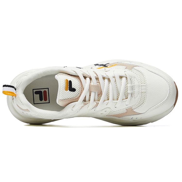 Fila Lightning Fabric Sports Low-Top Lifestyle Shoes Women Sneaker White F12W031120FSW