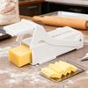 Butter & Cheese Cutter, Adjustable Thickness Stainless Steel Wire Cheese ,Butter For Squares,Multipurpose Handheld Food Measuring Dispensers