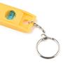 Magnetic Bubble Spirit Level with Keychain Mini Pocket ABS Shell Laser Level Ruler Gradienter Horizontal Measuring Tools