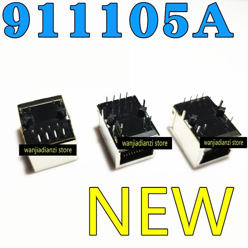 

Original HY911105A HR911105A RJ45 Network transformer With lamp network filter HY91110 Transformer with lamp filter 911105 білий