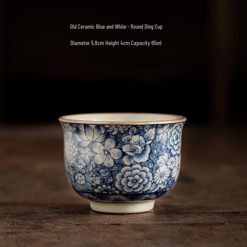 Сине-белая общая Санцай Гайвань Чаша для чая