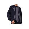 Calvin Klein FW22 Embroidered Logo Crewneck Sweater Men Sweater Navy 40JM331-CEF