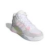 Adidas Neo 5th Quarter 'White Pink Yellow' (Unisex) Footwear White / Light Grey / Pink / Hi-Res Yellow Vintage Basketball Shoes FY6640