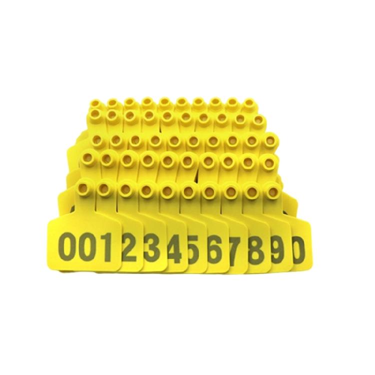 Efficient Livestock Ear Label 001-100 Ear Tagging Pliers Clip Ear Label Number Set
