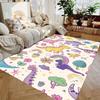 Kawaii Cartoon Dinosaur Carpet Parent-child Activities Area FloorMat Living Room Decor Sofa Rug Bedroom Bedside Rug Kitchen Mat