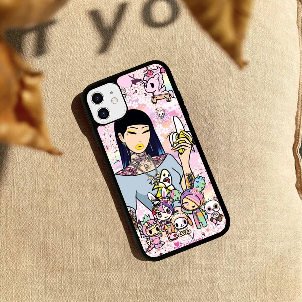 Japan T-Tokidokis Phone Case Wireless Charging PC+TPU For iPhone 11 12 13 14 15 16 17 Pro Max Plus case
