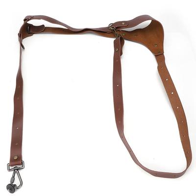Leather Camera Shoulder Strap Universal Adjustable Shoulder Harness for DSLR Cameras DVBrown  Right
