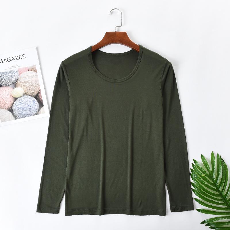 Men's Plus Size Cotton Wool Blend Base Layer Long Sleeve Top