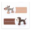 Fun Animal Shape Squeaky Toy For Dog Chewing and Tugging Entertainment Activity Teething Toy for Aggressive Chewers