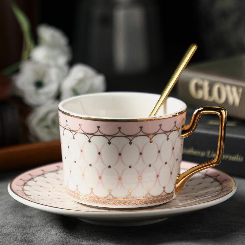 Special Beautiful Coffee Cup Set High-End Sense High-Value Light Luxury Ceramics High-End Exquisite Afternoon Tea Tea Set