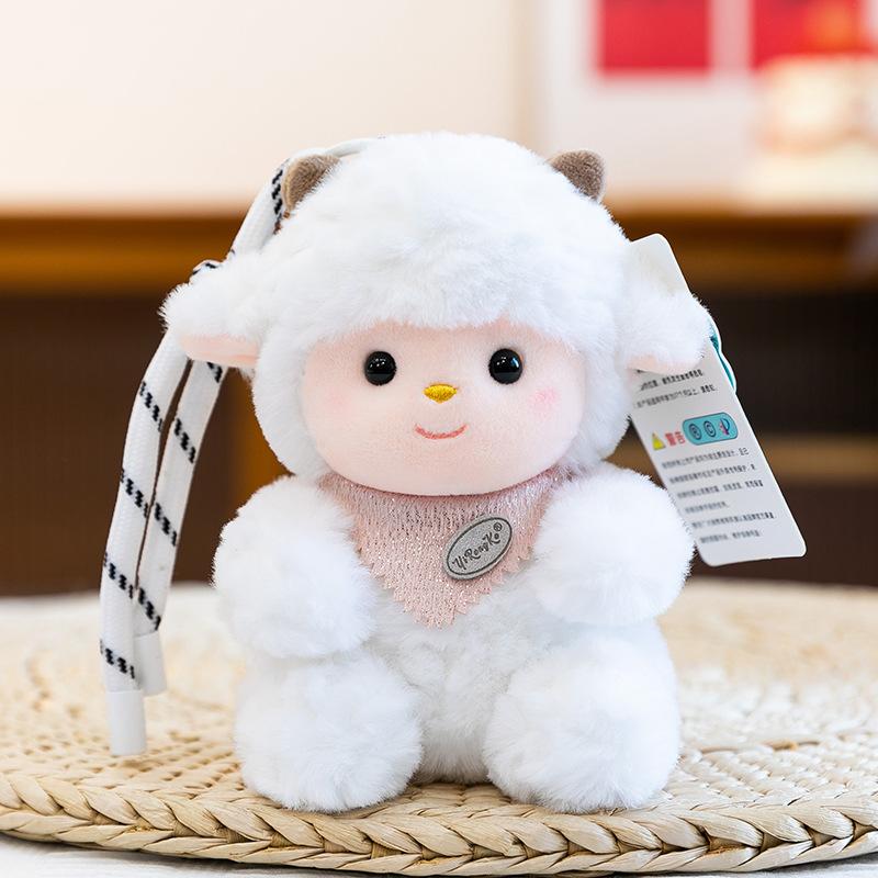 15cm Cute Animal Red Panda Fox Plush Toy Kawaii Penguin Capybara Duck Lamb Rabbit Sloth Plushie Appeasing Birthday Gift