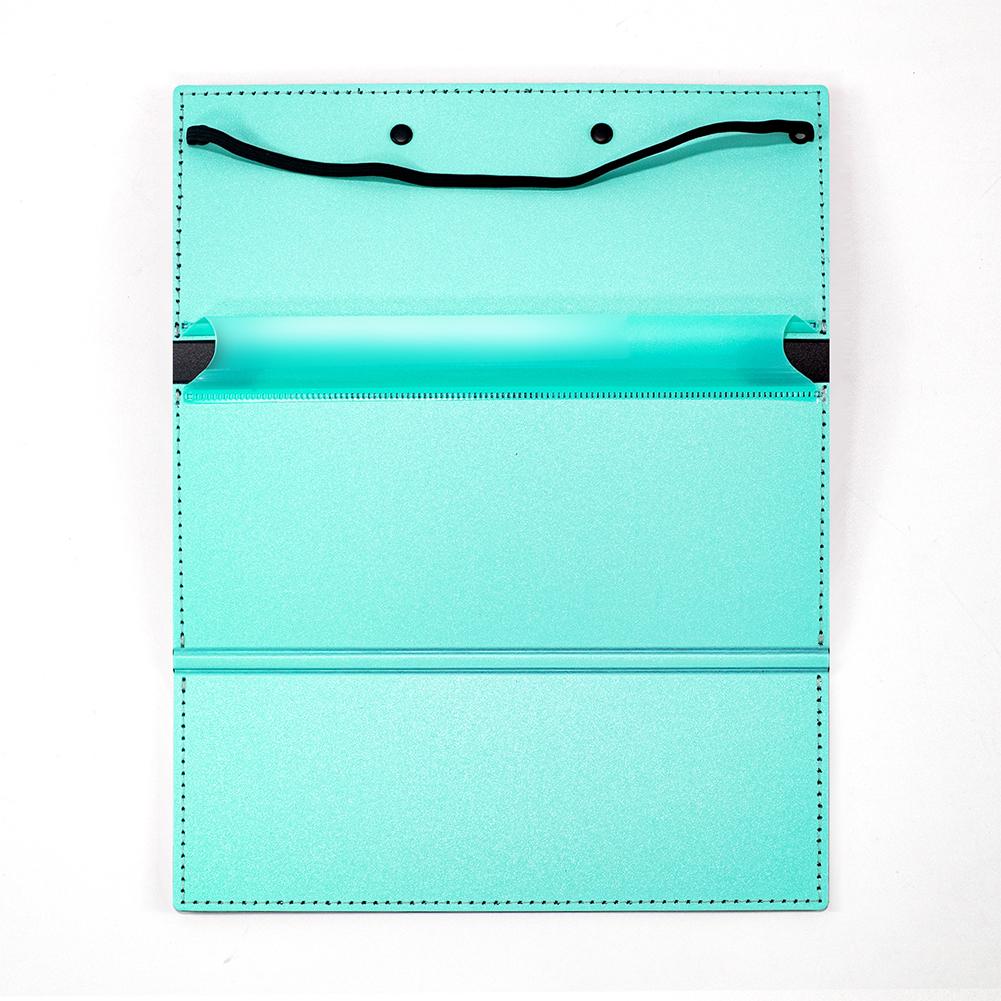 Nursing Clipboard Foldable Handheld Folders Portable Writing Board 3 Layers Secure Paper Grip for Ducuments for Doctors Students