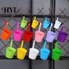 Balcony Flower Pot Hanging Bucket Wear-resistant Solid Color Iron Metal Hook Pots Accessories for Garden Home Decoration