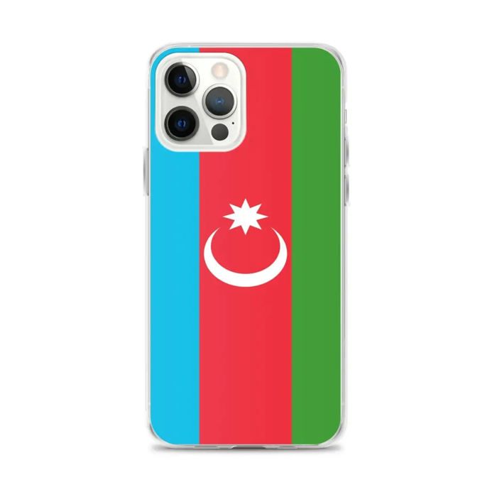 Coque Télephone Drapeau Azerbaïdjan - iPhone 12 Pro Max