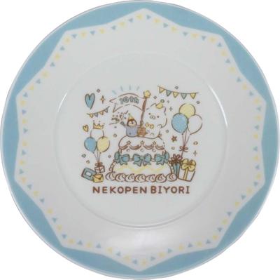 LINE Creators Official Dish Plate Approx. 16cm Diameter Nekopen Weather 10th Anniversary Microwave Safe Dishwasher Safe Made In Japan LIN92-318