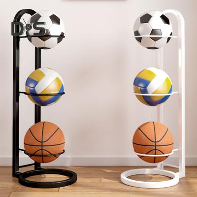 Stojan na uložení basketbalových míčů Vertikální stojan na míč Držák na míč Organizér Prostorově úsporný stojan na displej pro volejbal Fotbal Fotbal
