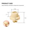 5Pcs Duckbill Check Valve Replacement For Stenner Pump, Synthetic Rubber Water Pump Parts, 7.7x4.7x11mm Beige