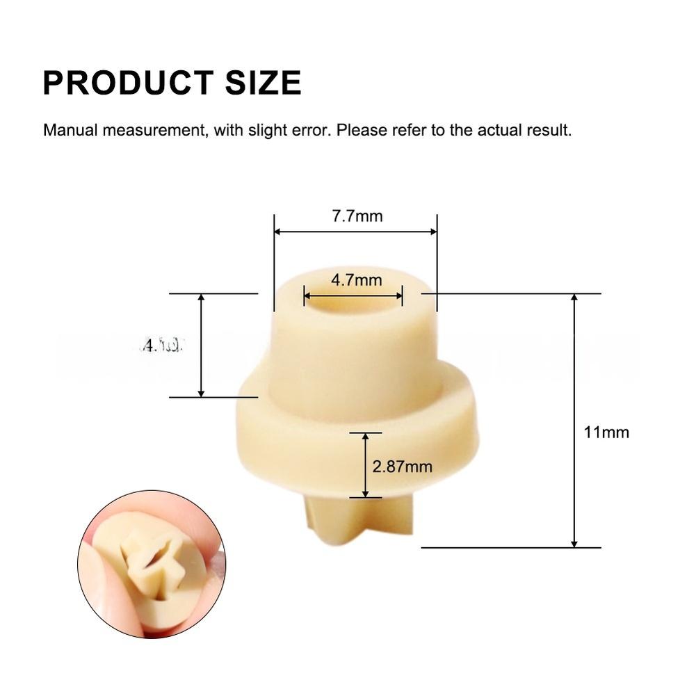 

5Pcs Duckbill Check Valve Replacement For Stenner Pump, Synthetic Rubber Water Pump Parts, 7.7x4.7x11mm Beige China Mainland