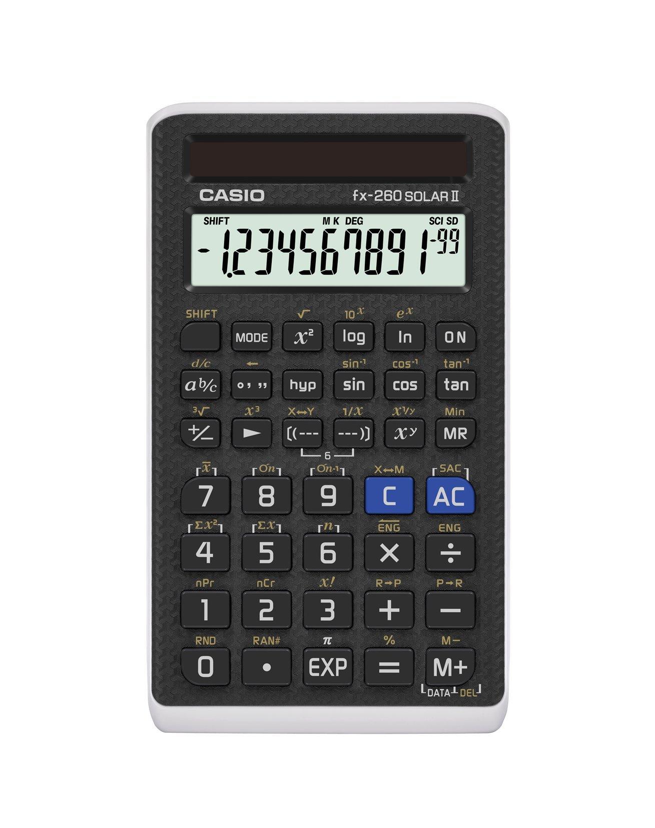 

CASIO Scientific Calculator SOLAR II fx-260 (Black) [Used] чорний