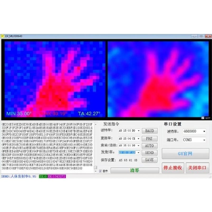 MLX90640 Camera Module Thermal Image Temperature Sensor 32x24 IR Infrared Array Thermometric Dot Matrix 32*24 Sensor Module