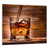 GLASPANEL FÜR DIE KÜCHE 65x60 Whisky