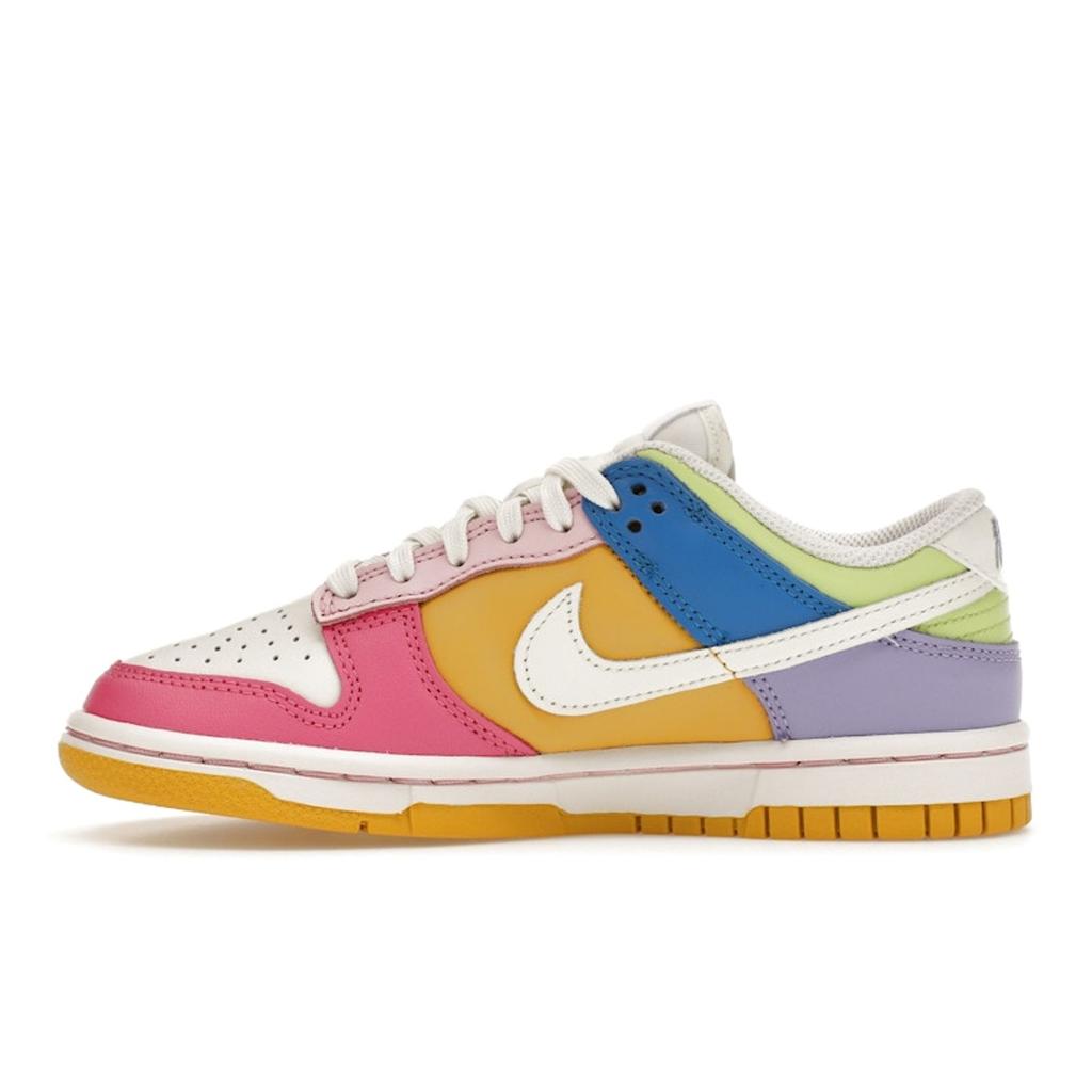 Nike Dunk Low Multi-Color Women Sneakers Sail Solar-Flare FD9923-111