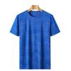 Herren Sommer Casual T-Shirts Atmungsaktives Workout Running Kurzarmhemd Rundhals Lose Große Größe Bequemes T-Shirt