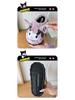 Kuromi Plush Cotton Slippers for Women - Cute, Warm, Furry Winter Footwear