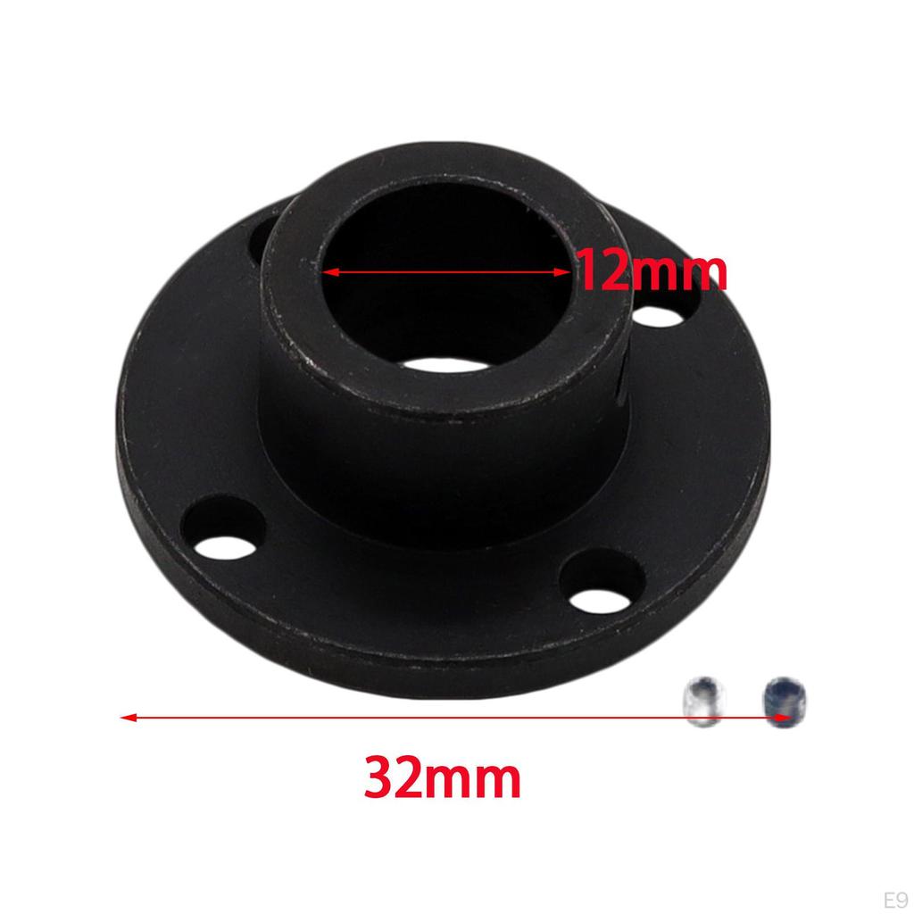 Flange Shaft Coupling Connector Durable Parts Accessories with Fastening Screw DIY