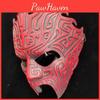 Geometric Pattern Mask Role Play Face Cover For Halloween And Themed Gatherings