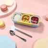 BPA Free Divides Food Container Microwaveable Thermal Insulation Lunch Box  Camping