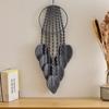 1Pc Handwoven Feather Leaf Macrame Hoop Dream Catcher Wall Hanging Tapestry for Bedroom Home Decoration Craft Ornament Gift244