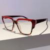 Oversized Eyeglasses Frames  Stylish New in Multicolor Spectacles Trendy Fashion Non-prescription Women Eyeglasses