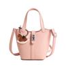 Korean Style Lychee Texture Women's Crossbody Bucket Bag - 2026 Fashionable & Versatile Handheld Vegetable Basket