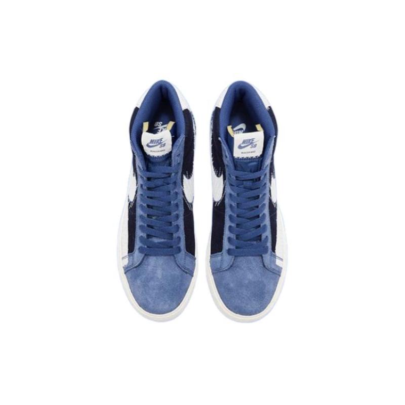 Nike Blazer Mid Sb 'Sashiko Pack Mystic Navy' Sneakers Skateboard Shoes CT0715-400