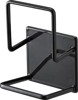 Yamazaki Tower Magnetic Sponge X X Easy To Product 3281 Holder, Double, Black, Approx. W6.5 D6.3 H11cm, Two-Tier, Clean, Number
