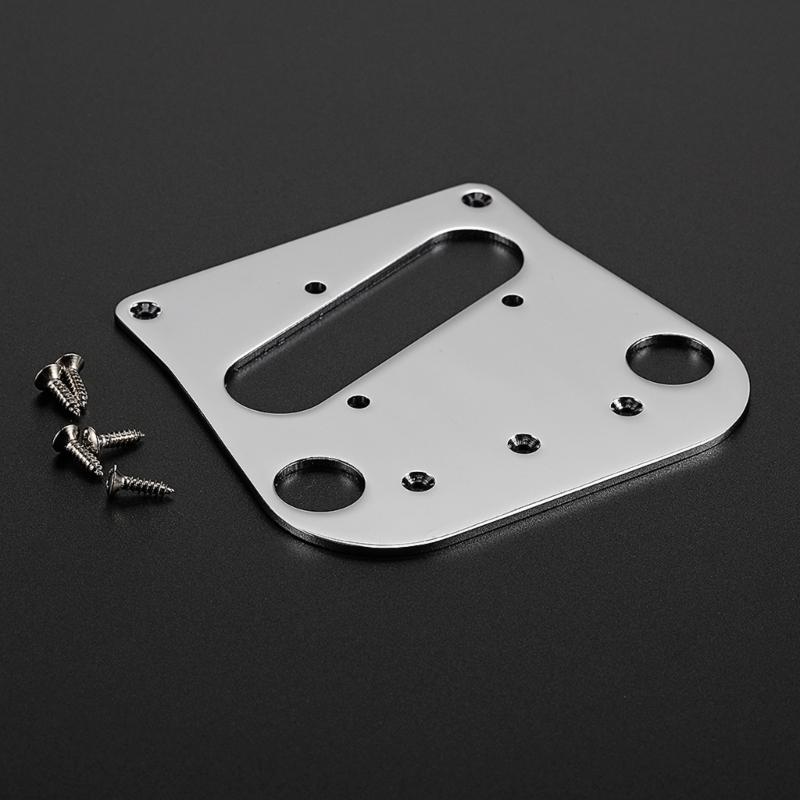 Metal Bridge Plate Guitar Component Metal Construction Improved Sustain Tuning Retention Simple Drop In Installation