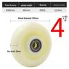 Heavy-Duty 4-Inch Single Caster Wheel