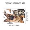 Cartoon Cute Cat Dog Wall Sticker for Kids Room Living Room Home Decoration Self-Adhesive