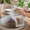 Cavapoo Dog Kitchen Towels, A Kitchen Is Not Complete Without A Cavapoo Gifts for Women Dish Towels, Dog Lover Mom Owner Gifts Decorative Hand Towel,