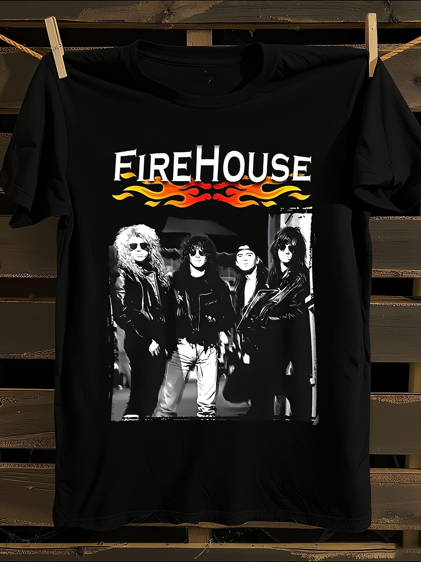 Firehouse Band Logo Members Graphic Tshirt XXXXL