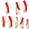 Elegant Medieval Warrior Costume For Cosplay Featuring Richly Textured Polyester