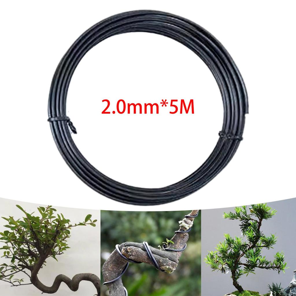 1/1.5/2mm Bonsai Modelling Tool Plant Support Hoops Bonsai Wire Plants Stem Trainer for Balcony Patio Outdoor Yard Accessories