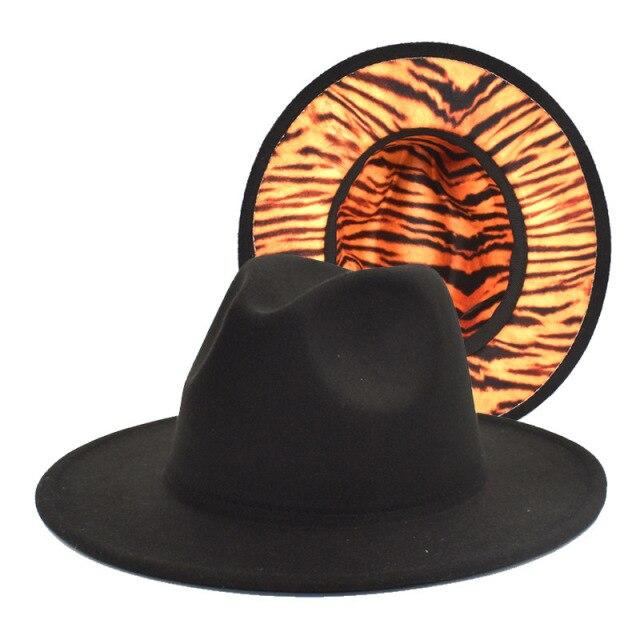 Men Female Letter Fedora Pattern Hats Casual Vintage Autumn Winter Leopard Caps Jazz Outdoor Designed Luxury Hat Sombreros Gifts
